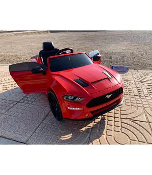 BLACK Coche Drift CAR para niños, Ford Mustang 24V, ROJO, MANDO RC - INDA330-C4k2038-AT